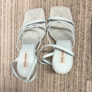Steve Madden Sky Blue Strappy Sandals